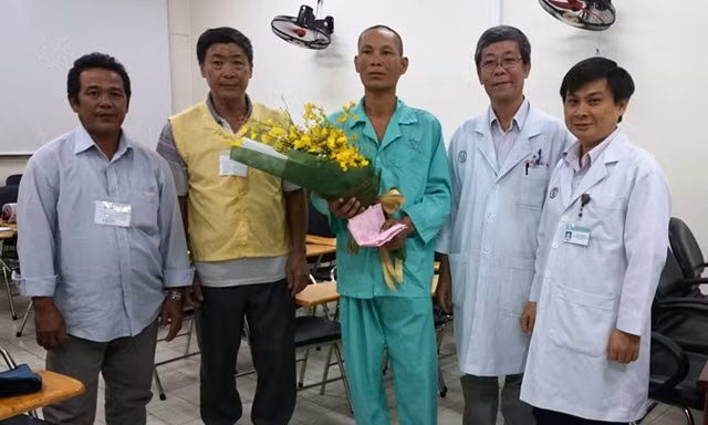 Anh Cường được xuất viện sau thời gian điều trị.