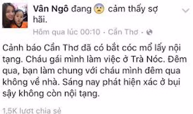 Ảnh trên facebook cá nhân.