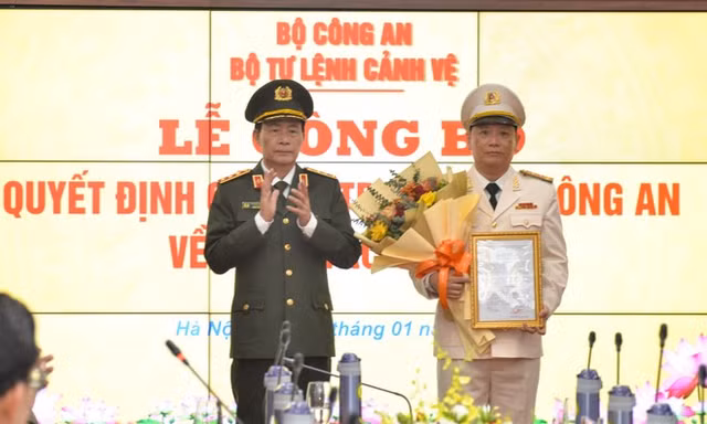 Phó Giám đốc Công an TP Hà Nội được bổ nhiệm giữ chức Tư lệnh Bộ Tư lệnh Cảnh vệ