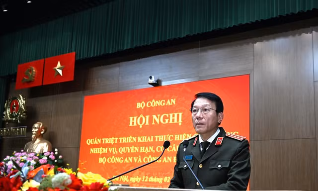 Đưa mô hình tổ chức mới của Bộ Công an đi vào hoạt động hiệu lực, hiệu quả