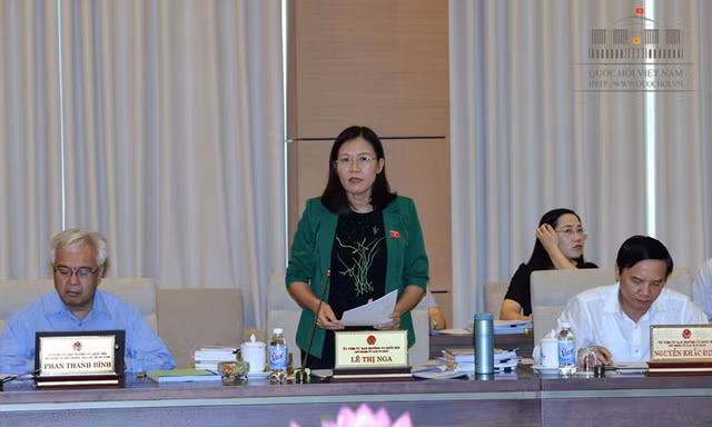 Chủ nhiệm Uỷ ban Tư pháp Lê Thị Nga