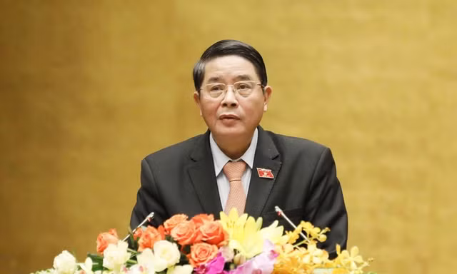 Chủ nhiệm Uỷ ban Tài chính Ngân sách Nguyễn Đức Hải. Ảnh Như Ý