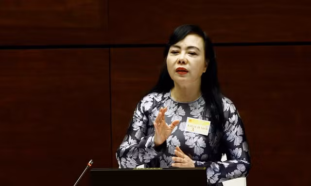 Bộ trưởng Y tế Nguyễn Thị Kim Tiến. Ảnh Như Ý