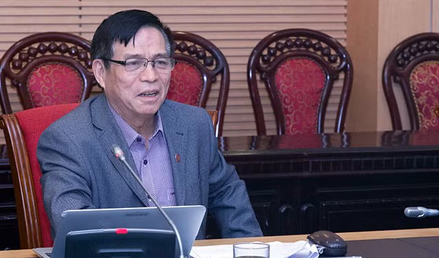 GS Hoàng Thế Liên, nguyên Thứ trưởng Bộ Tư pháp. Ảnh: Duy Thông