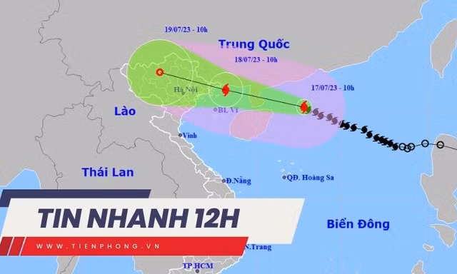 TIN NHANH: Bão số 1 đang vào vịnh Bắc Bộ đạt cường độ cực đại; Đấu giá hơn 153.000 biển ô tô