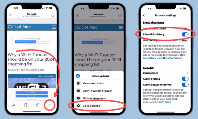 Hãy tắt tính năng này nếu bạn không muốn bị Facebook theo dõi