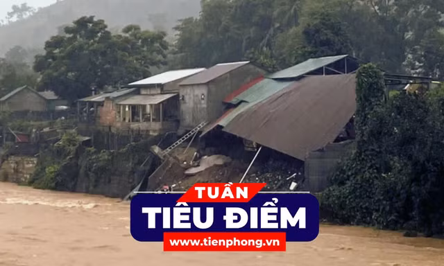 TIÊU ĐIỂM: Mưa lũ do bão số 1 làm 6 người chết và mất tích; Con số ấn tượng: 34