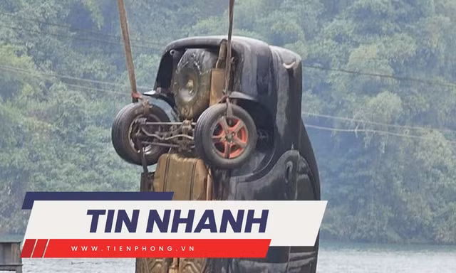 TIN NHANH: Thông tin bất ngờ vụ thi thể trong ô tô dưới hồ ở Hòa Bình