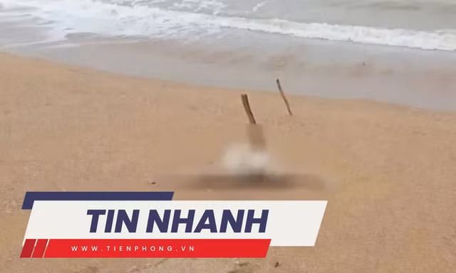 TIN NHANH: Xác định thi thể nữ giới không đầu dạt bờ biển Quảng Nam