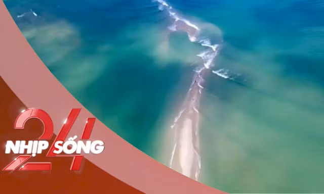 NHỊP SỐNG 24: Khách đổ ra 'thiên đường biển đảo miền Bắc' ngắm đường cát huyền ảo dịp 30/4 