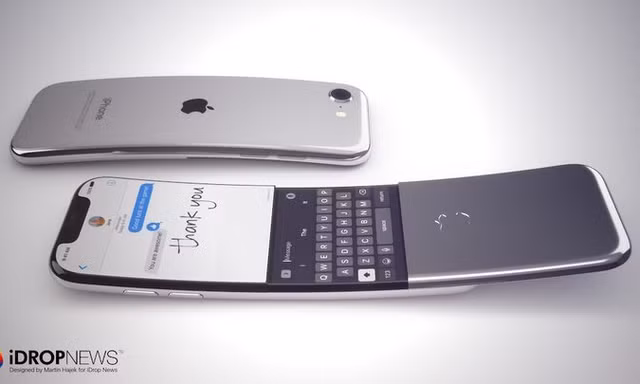 Bất ngờ với ý tưởng iPhone màn hình cong giống “quả chuối” Nokia 8100