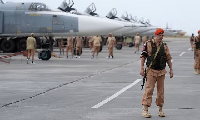Căn cứ Không quân Hmeymim. Ảnh: Sputnik