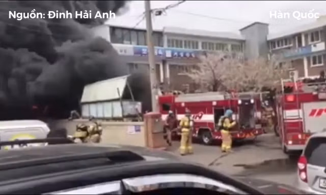 Hiện trường vụ hoả hoạn.