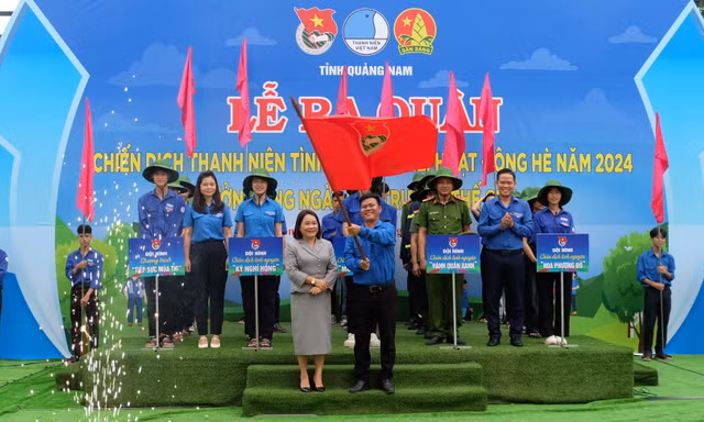 Chiến dịch Thanh niên tình nguyện hè 2024 tại Quảng Nam hướng về các xã nghèo miền núi, hải đảo 