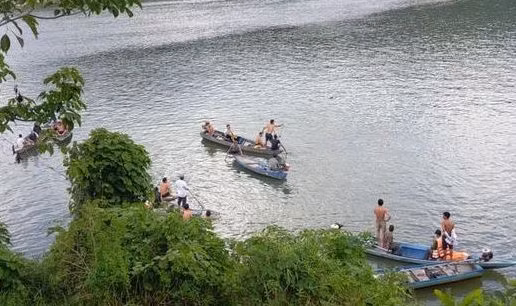 Lật ghe trên hồ thuỷ điện, 1 em nhỏ tử vong, 1 người mất tích