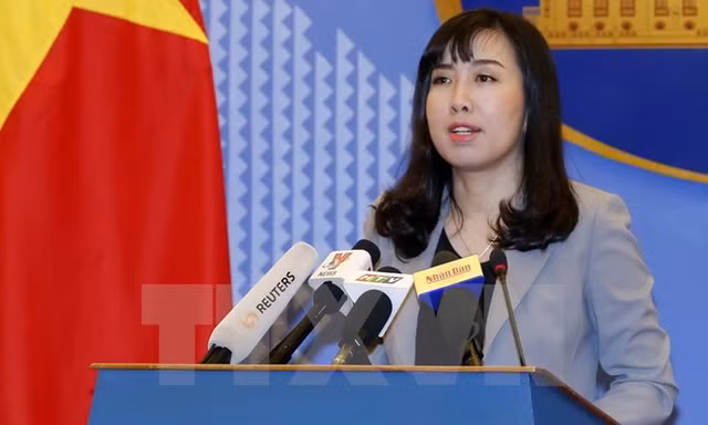 Người Phát ngôn Bộ Ngoại giao Việt Nam Lê Thị Thu Hằng. (Ảnh: DV)