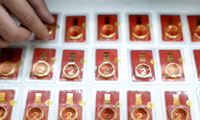 Giá vàng quay đầu giảm 