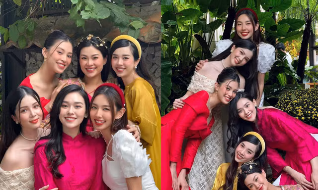 Dàn mỹ nhân Việt đọ sắc trong một khung hình: Tiểu Vy, Thùy Tiên, Tường San và ai nữa?