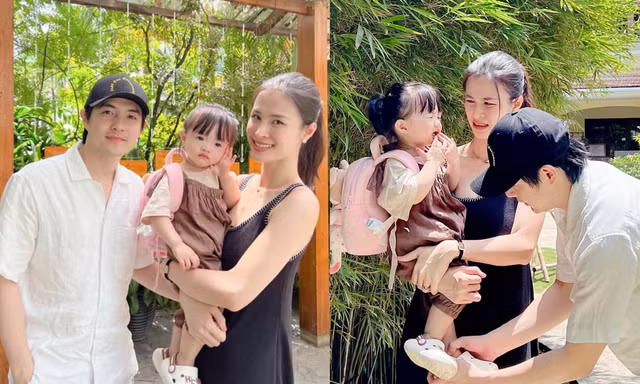 Bé Winnie nhà Đông Nhi ngày đầu tiên đi học: Biểu cảm khó đỡ, có chút "u sầu"
