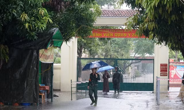 Bệnh viện Quân y 268 - nơi sẽ diễn ra lễ viếng, lễ truy điệu 13 liệt sĩ hy sinh khi cứu hộ cứu nạn thủy điện Rào Trăng 3.