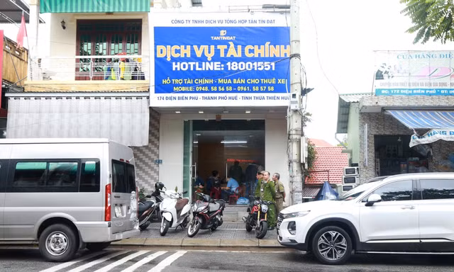 Công an triệt xóa một cơ sở 'tín dụng đen' tại Huế thuộc đường dây cho vay nặng lãi liên tỉnh Huế - Nghệ An