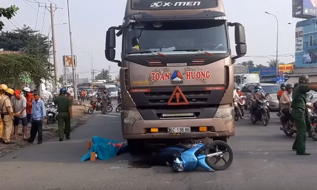 Hiện trường tai nạn.