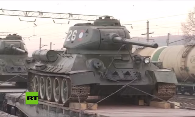 Nga nhận lại từ Lào hàng chục tăng T-34 huyền thoại