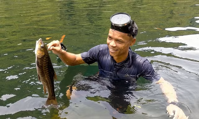 Sông Cu Đê qua xã Hòa Bắc, Hoà Vang, Đà Nẵng Ảnh: Nguyễn Thành