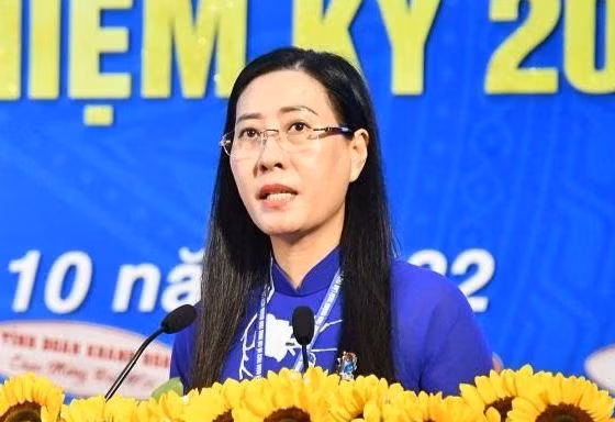 Bà Bùi Thị Quỳnh Vân - Bí thư Tỉnh ủy Quảng Ngãi.