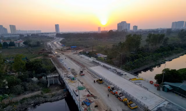 Đường Lê Quang Đạo kéo dài 'lỡ hẹn' thông xe sớm vào cuối năm 2024