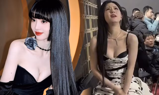 Mặc gợi cảm giữa thời tiết 0 độ C, dàn hoa đán Trung Quốc co ro trên thảm đỏ