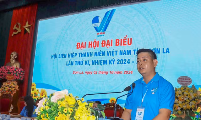 Anh Lò Mạnh Cường tái đắc cử chức Chủ tịch Hội LHTN Việt Nam tỉnh Sơn La