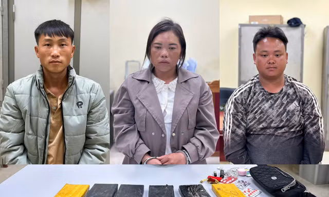 Bắt giữ 3 đối tượng vận chuyển lượng lớn ma túy