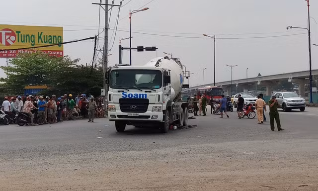 Hiện trường tai nạn.