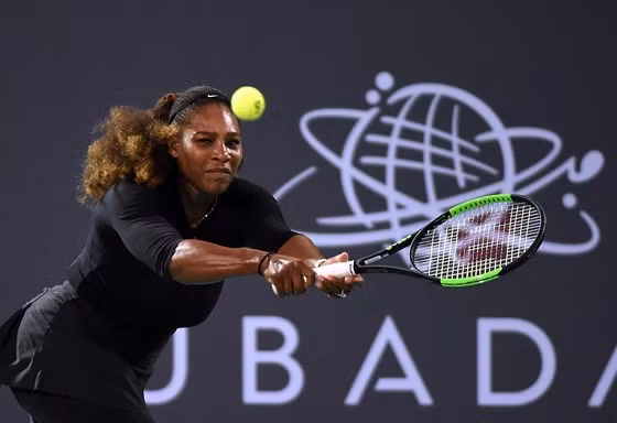 Serena trở lại thi đấu ở UAE tuần trước