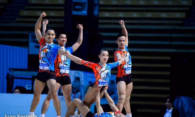 Aerobic Việt Nam giành 3 HCV thế giới