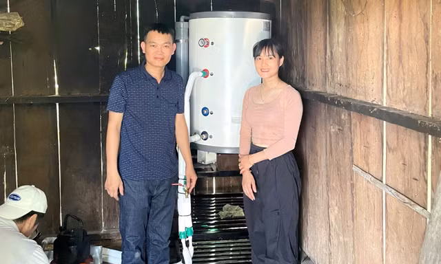 Nước nóng ngày đông và tấm lòng của một kỹ sư 