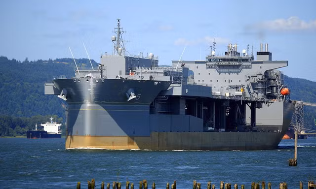 Tàu đổ bộ USS Miguel Keith của Mỹ Ảnh: US Navy 