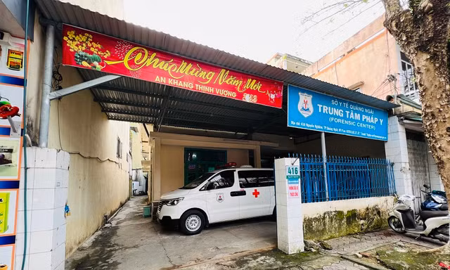 Trung tâm pháp y Quảng Ngãi.