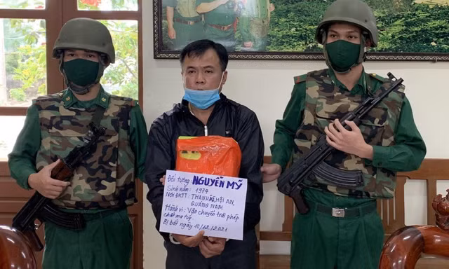 Đối tượng Nguyễn Mỹ bị bắt khi đang vận chuyển 3kg ma tuý đá.