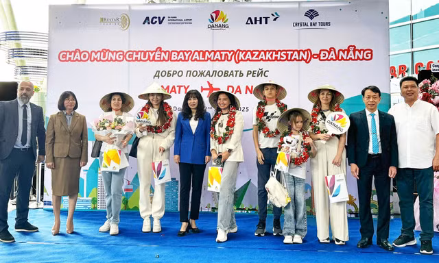 Đà Nẵng liên tiếp đón chuyến bay từ Trung Á 