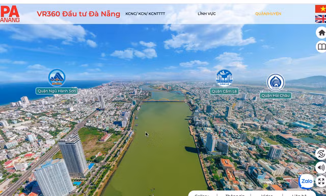 Đà Nẵng lập bản đồ số về các dự án kêu gọi đầu tư