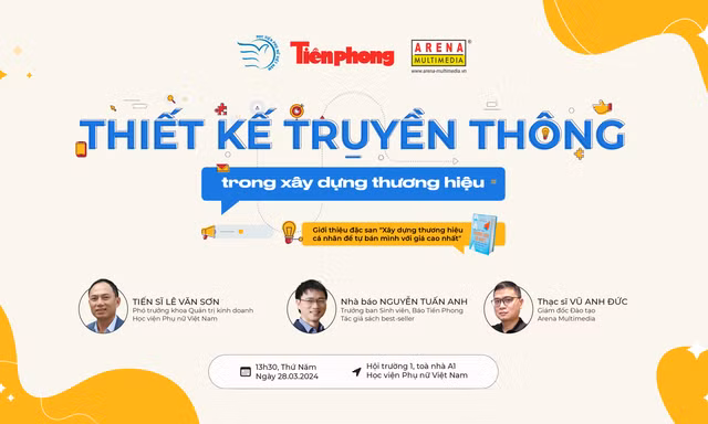 Chuỗi chương trình Thiết kế truyền thông trong xây dựng thương hiệu đến Học viện Phụ nữ Việt Nam