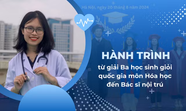 Hành trình từ giải Ba học sinh giỏi quốc gia môn Hóa học đến Bác sĩ nội trú của nữ sinh Nghệ An