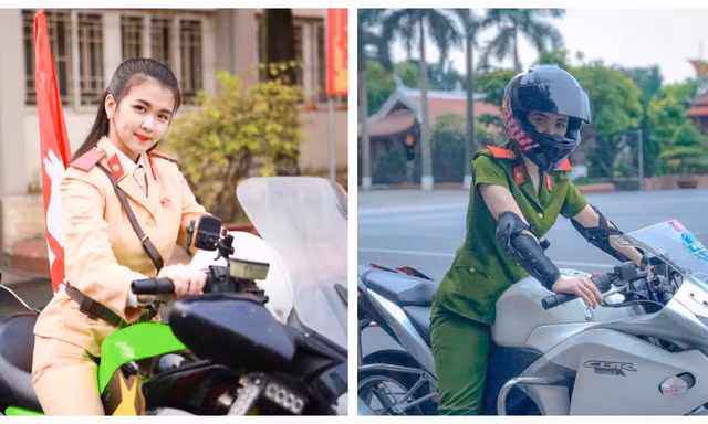 Nữ học viên trường Cảnh sát xinh đẹp với niềm đam mê Motor phân khối lớn 