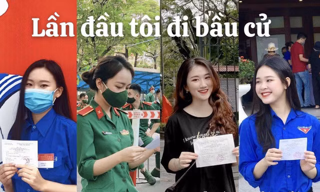 Sinh viên háo hức với vai trò cử tri: Lần đầu tôi đi bầu!