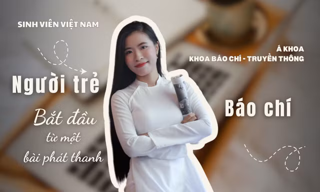 Nghề báo của mình bắt đầu từ một bài phát thanh nhỏ
