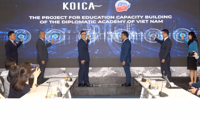 Học viện Ngoại giao khởi động Dự án tăng cường năng lực đào tạo và nghiên cứu với sự đồng hành của Chính phủ Hàn Quốc