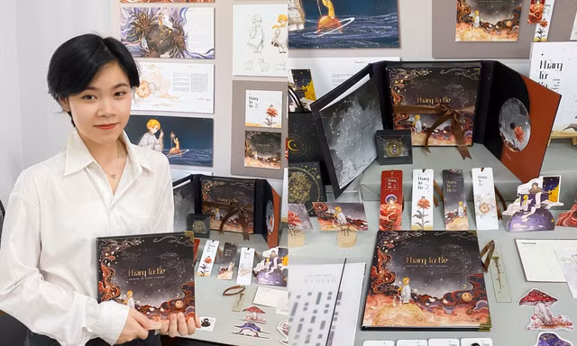 Đồ án của nữ sinh trường Mỹ thuật khiến cư dân mạng mãn nhãn vì quá đáng yêu 