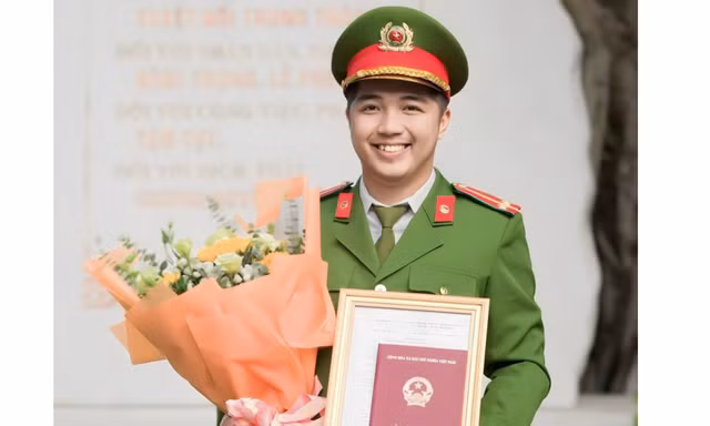 Học viên xuất sắc Học viện Cảnh sát nhân dân: Hành trình từ Trung sĩ lên Trung úy
